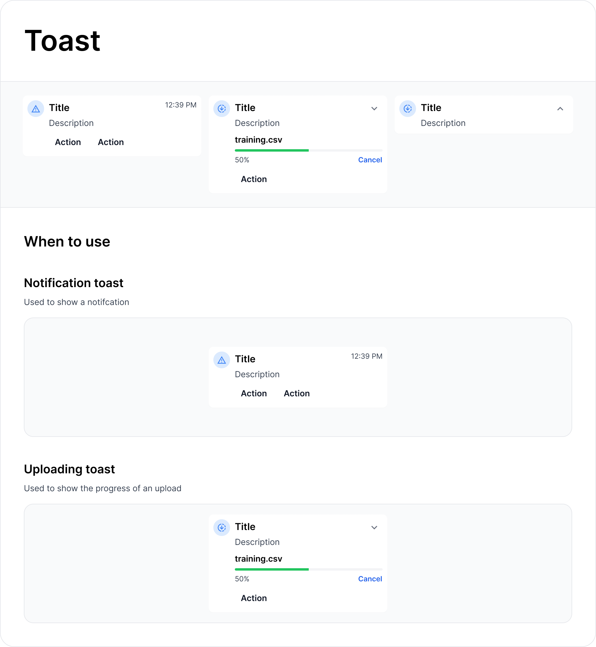 Toast Component